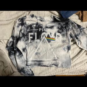 Pink Floyd cropped long sleeve